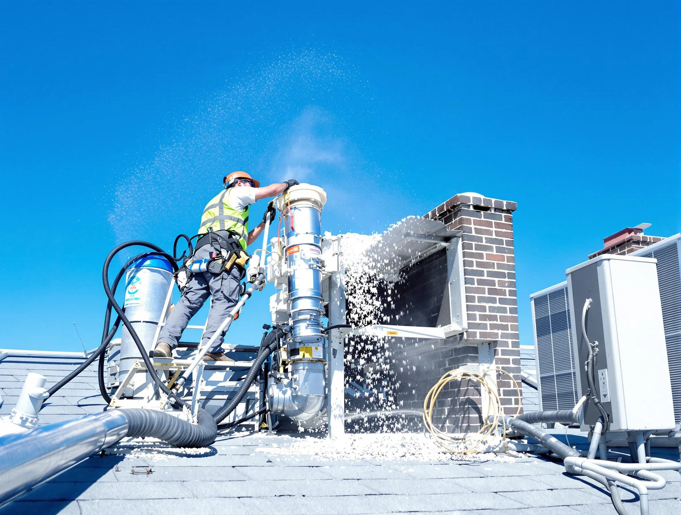 Expert roof dryer vent cleaning by Sherrelwood Dryer Vent Cleaning in Sherrelwood
