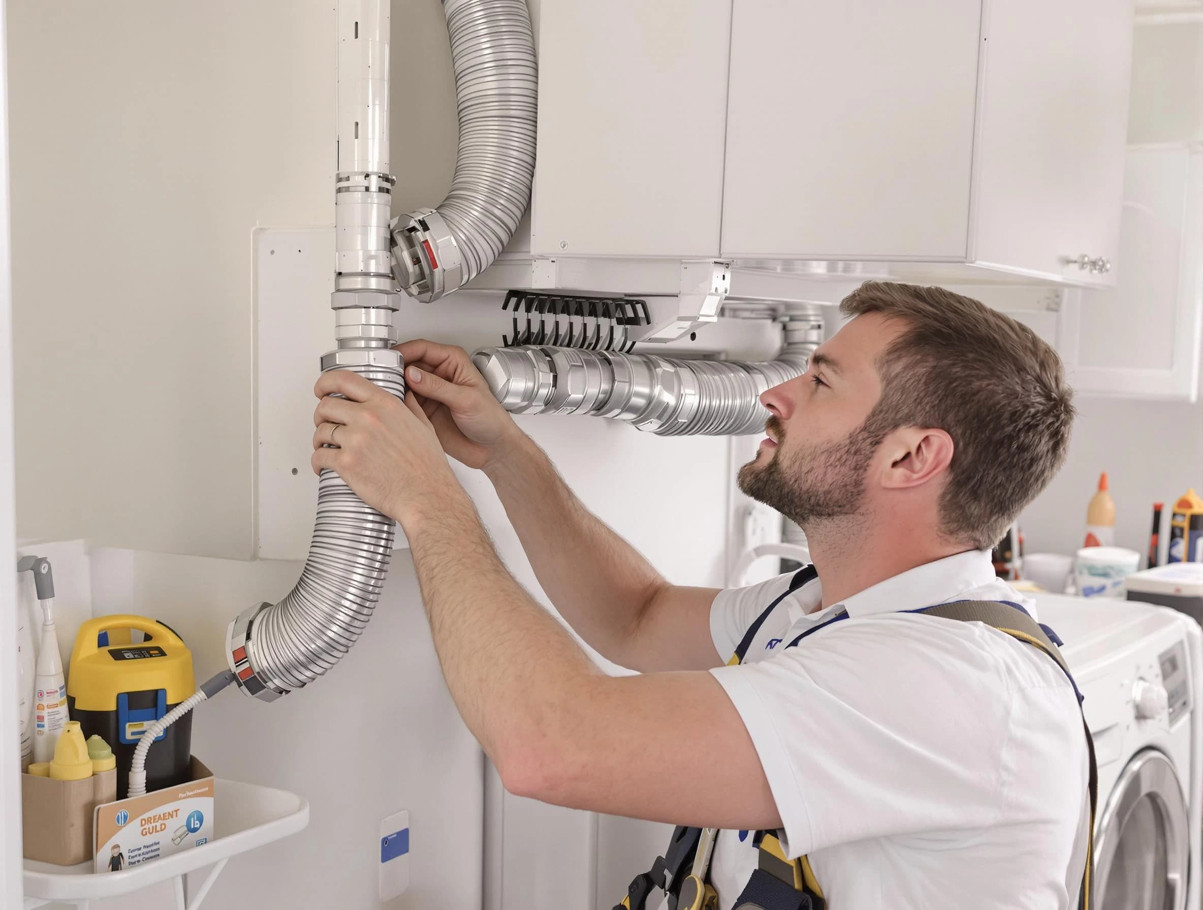 Professional dryer vent repair and installation by Sherrelwood Dryer Vent Cleaning in Sherrelwood